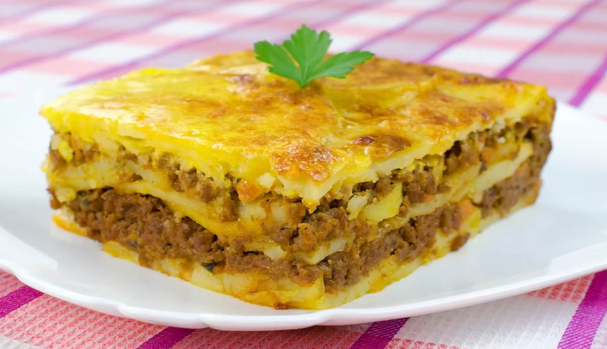 zapiekanka z mięsem mielonym