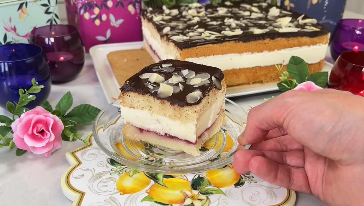 ciasto z kremem z serków homogenizowanych