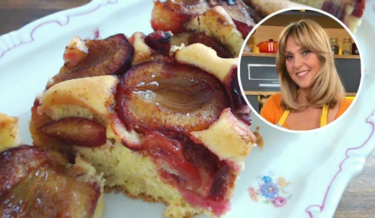 Przepis Ewy Wachowicz na ciasto ze śliwkami