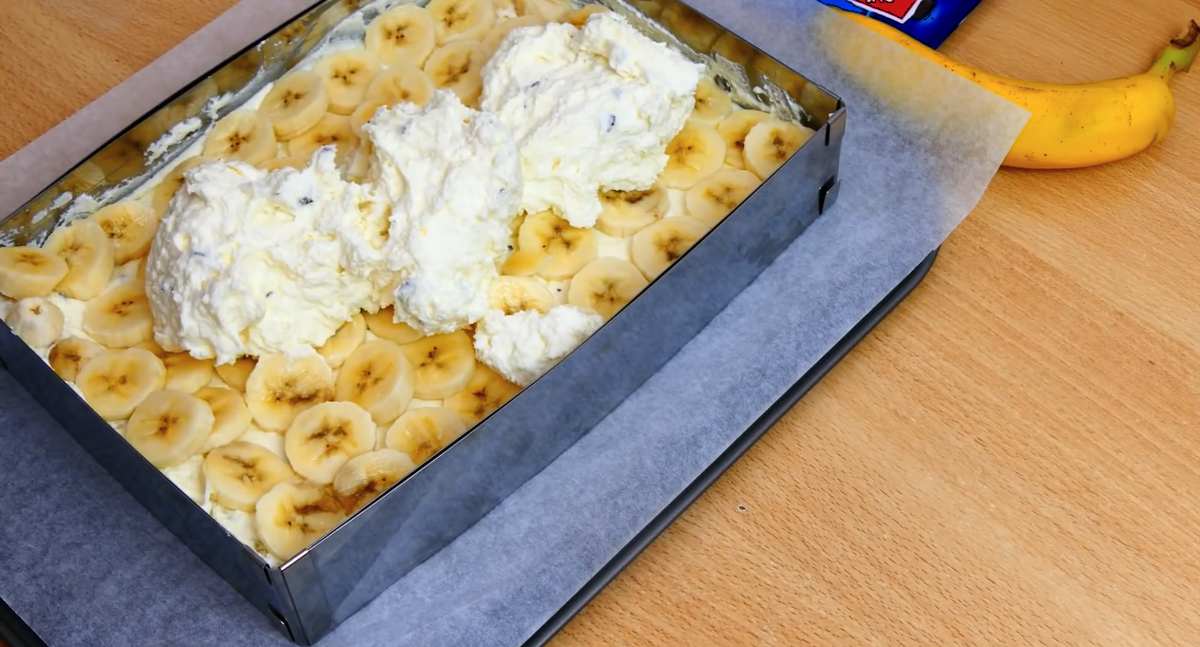 ciasto bez pieczenia Bananowa krówka