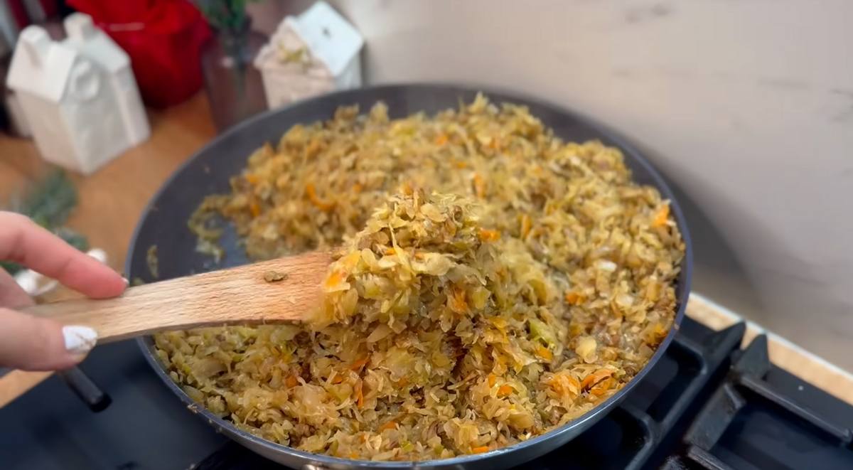 farsz z kapusty do pierogów