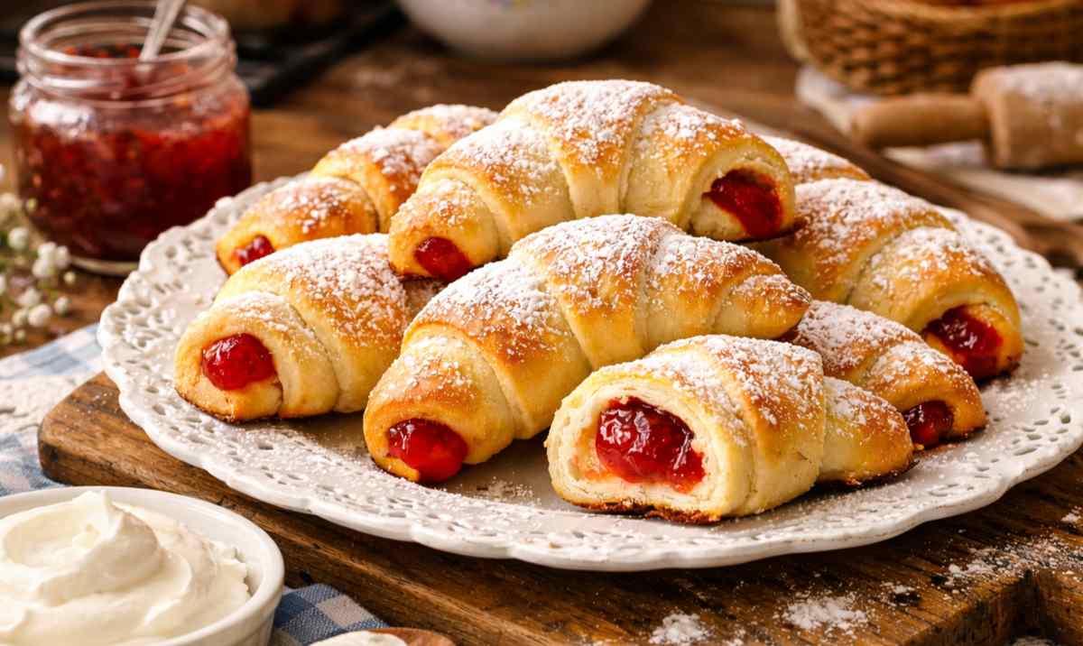 rogaliki z marmoladą