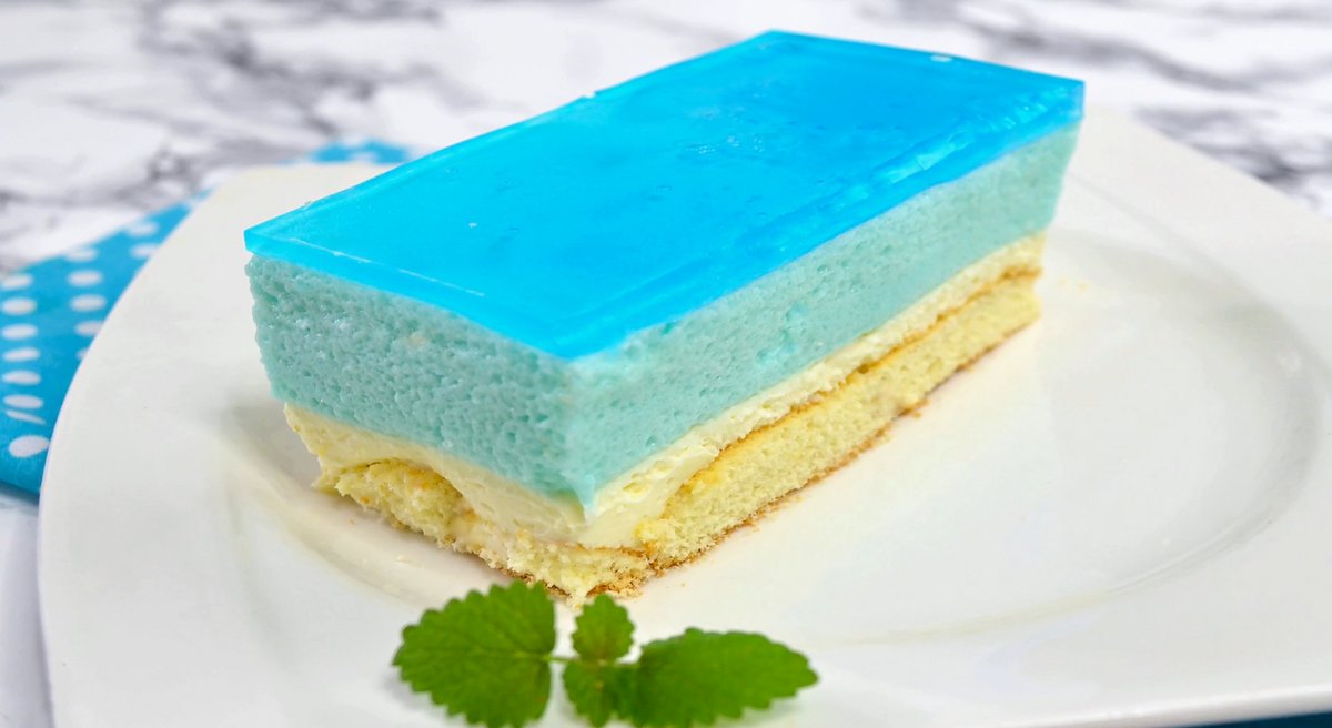 ciasto Smerfetka bez pieczenia