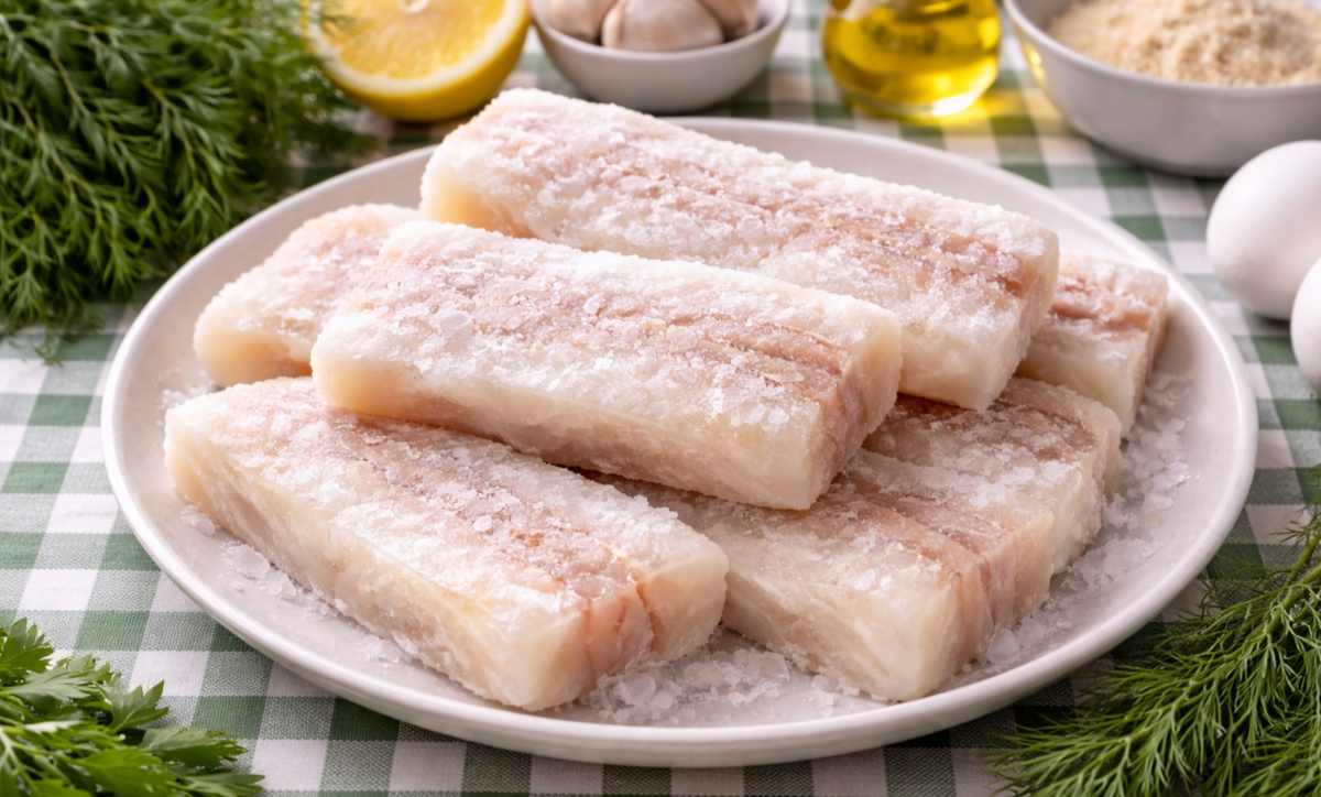 mrożone filety z dorsza