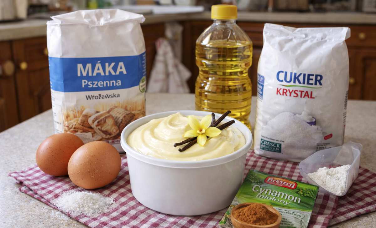 składniki na pączki