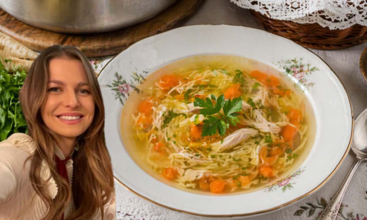 Przepis Anny Lewandowskiej na rosół