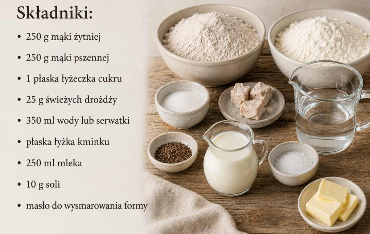 Przepis siostry Anieli na domowy chleb drożdżowy z kminkiem