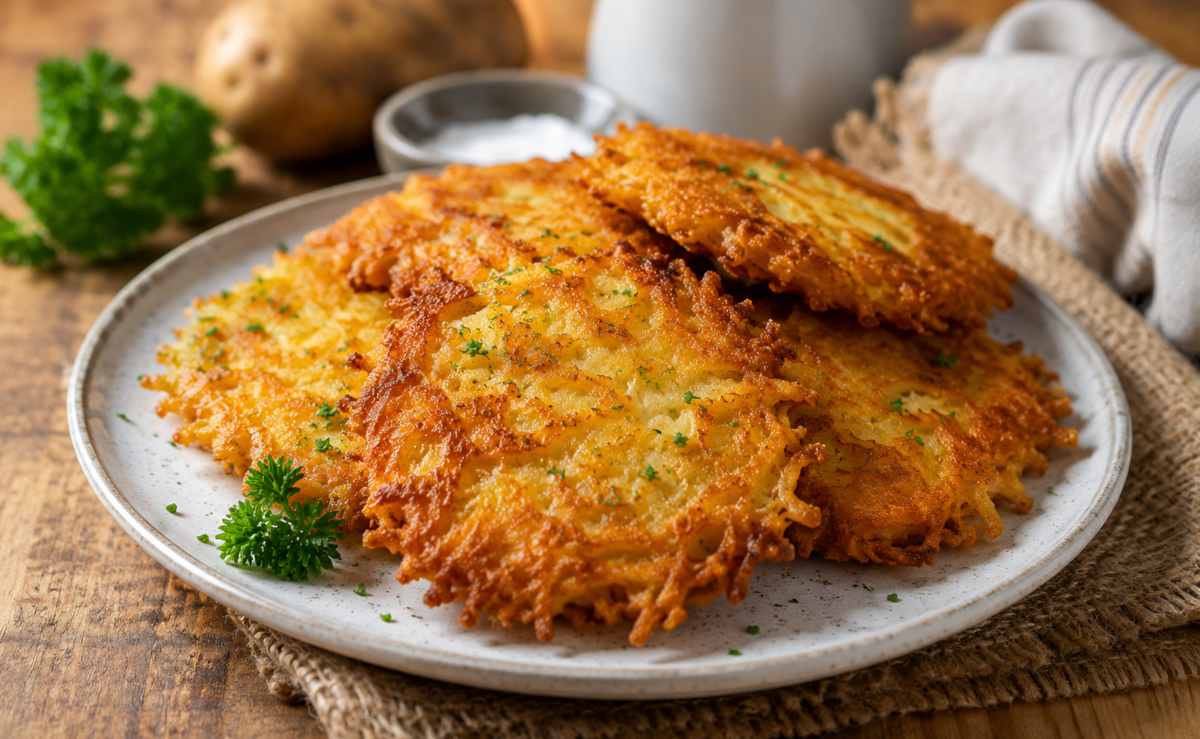 Przepis Karola Okrasy na placki ziemniaczane
