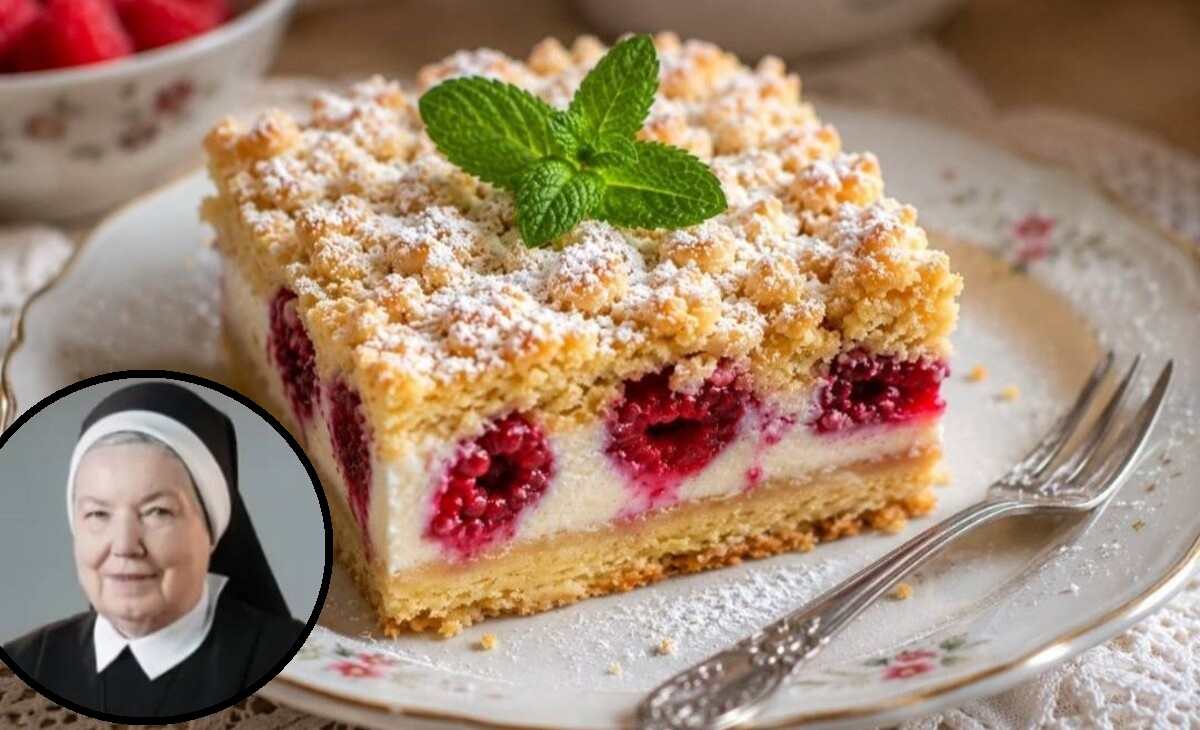 Przepis siostry Anastazji na ciasto z malinami