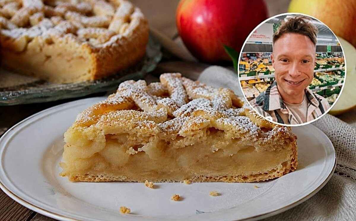 Przepis dr Michała Wrzoska na szarlotkę