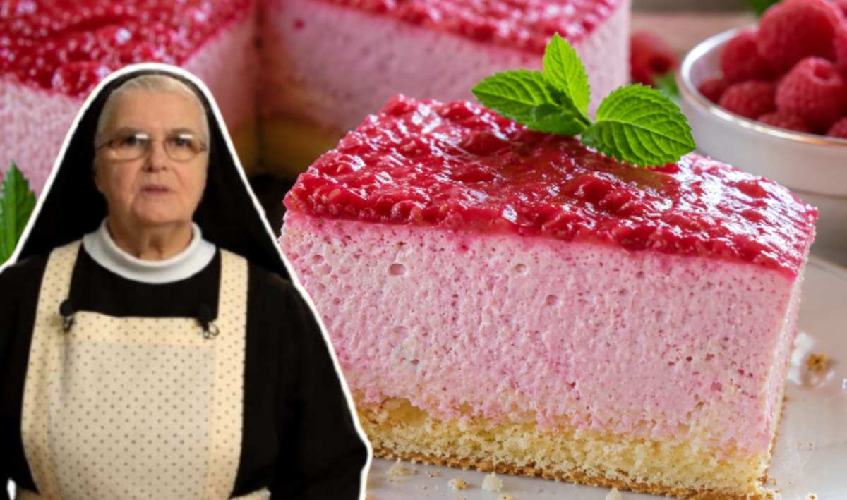 Sernik malinowy według przepisu Siostry Anieli