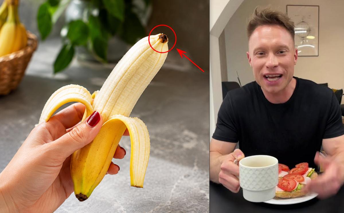 Czy końcówka banana jest jadalna, stanowisko Michała Wrzoska