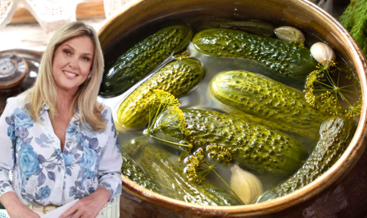 Przepis Ewy Wachowicz na ogórki małosolne z miodem