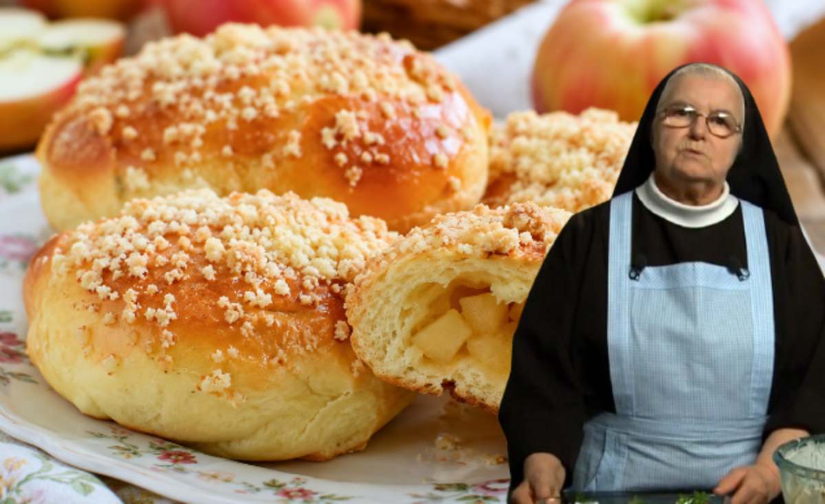 Przepis Siostry Anieli na bułeczki z jabłkami