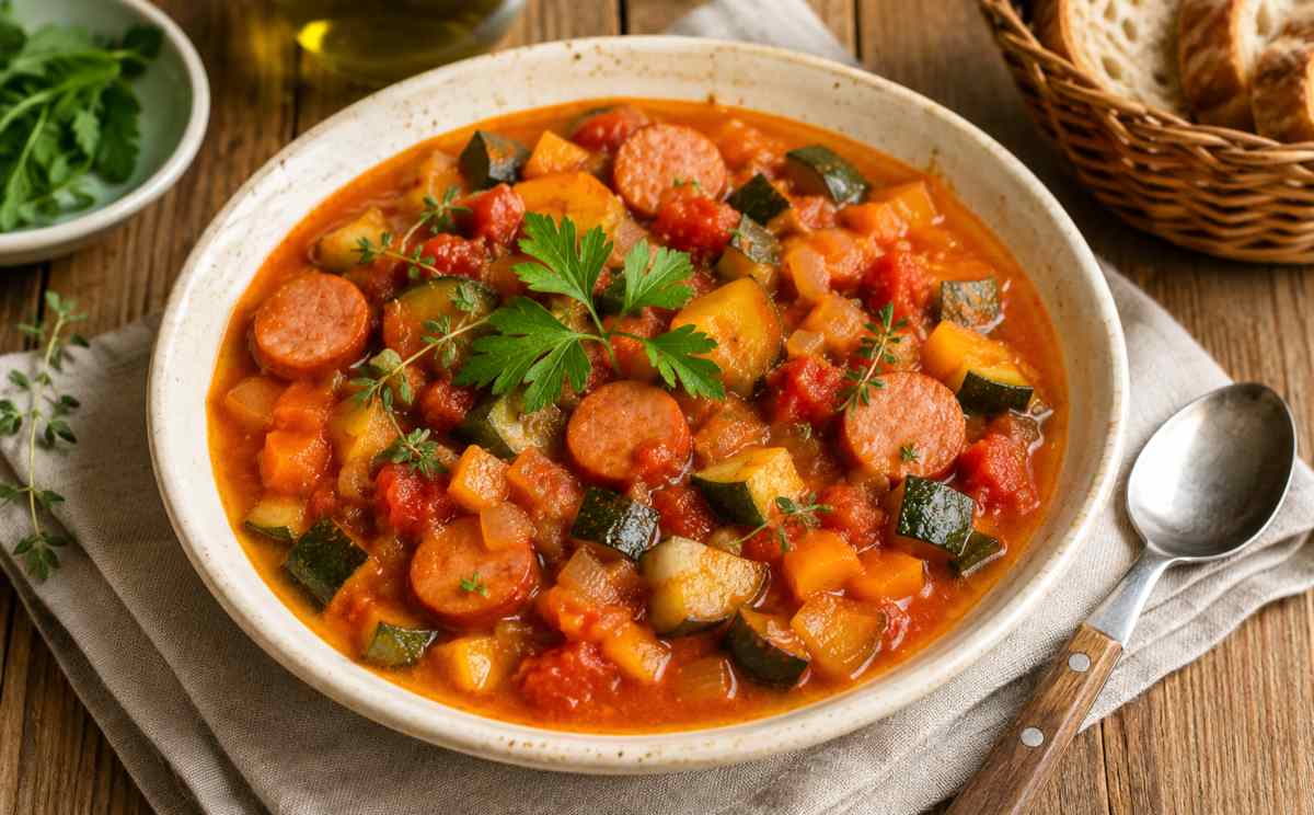 bigos z cukinii