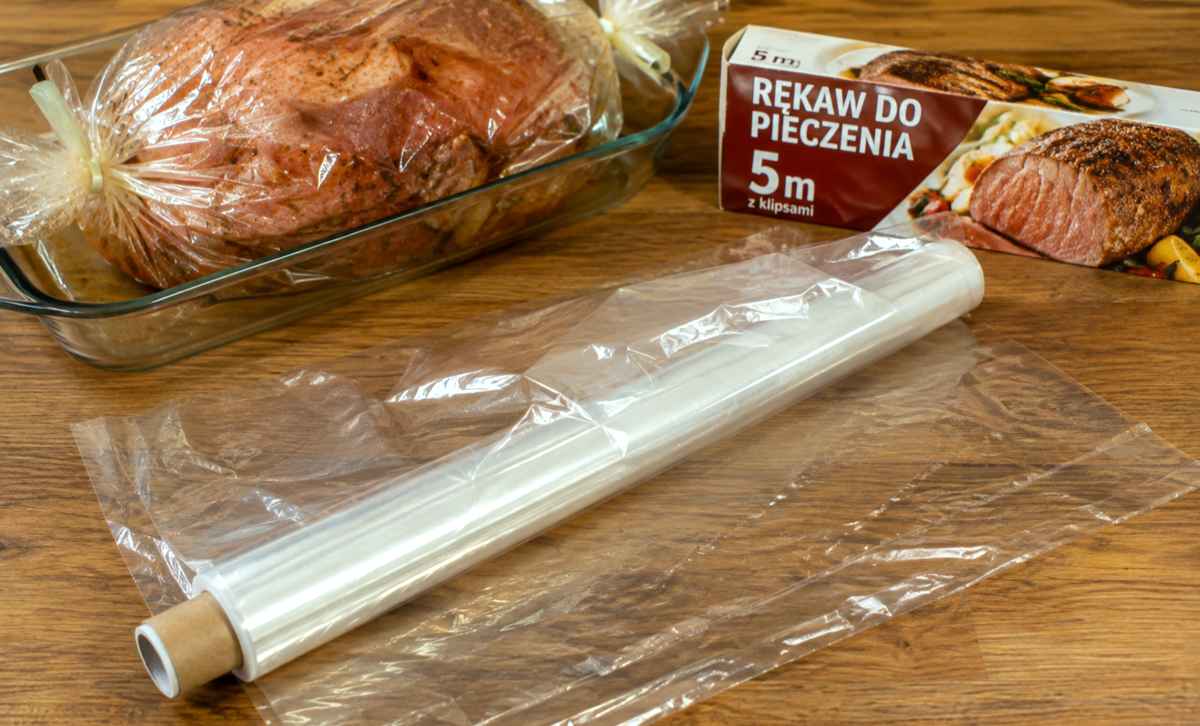 foliowy rękaw do pieczenia