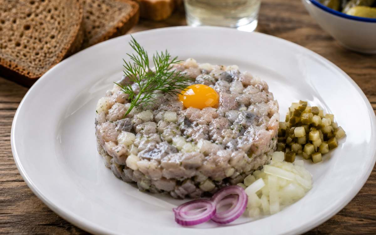 tatar ze śledzia