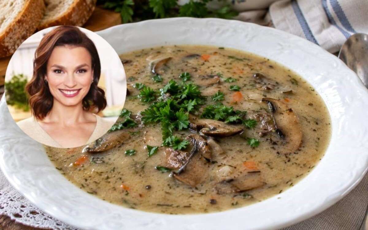 Przepis Ani Starmach na zupę grzybową