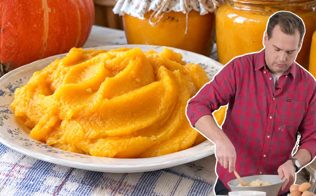 Przepis Jakuba Kuronia na puree z dyni