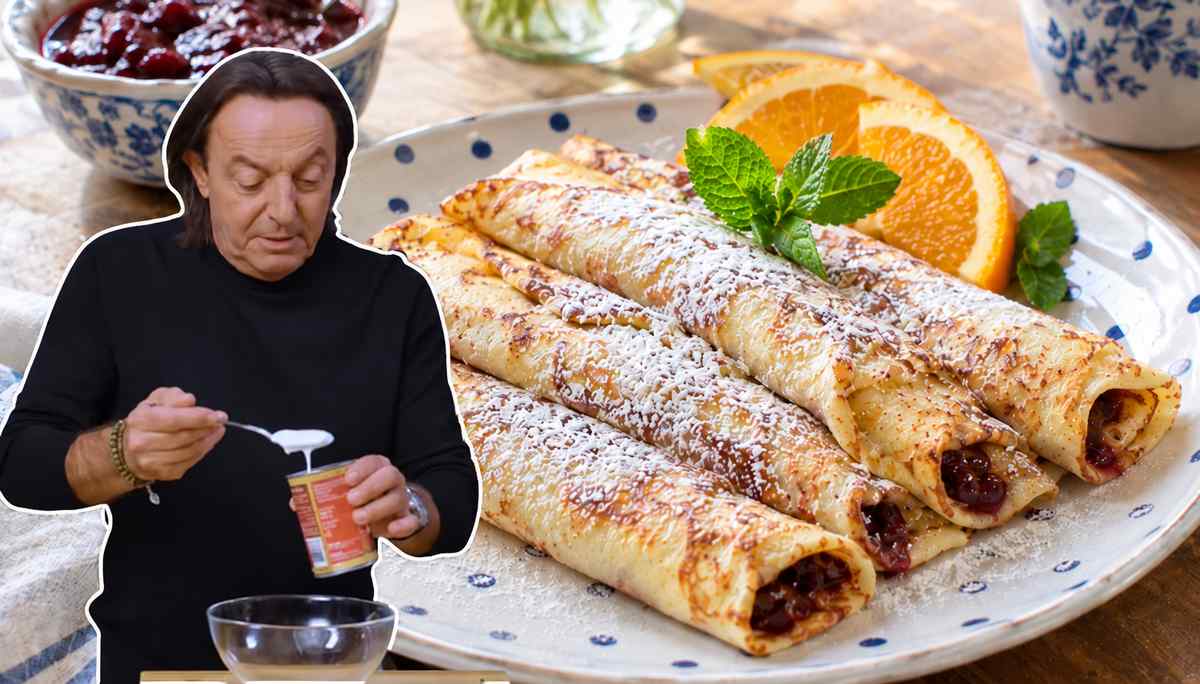 Przepis Michela Morana na naleśniki twarogowe