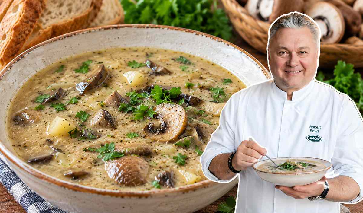Przepis Roberta Sowy na zupę grzybową