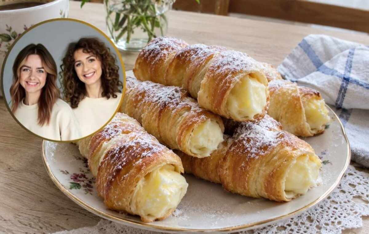 Przepis Sióstr Pszczółek na rurki z kremem budyniowym