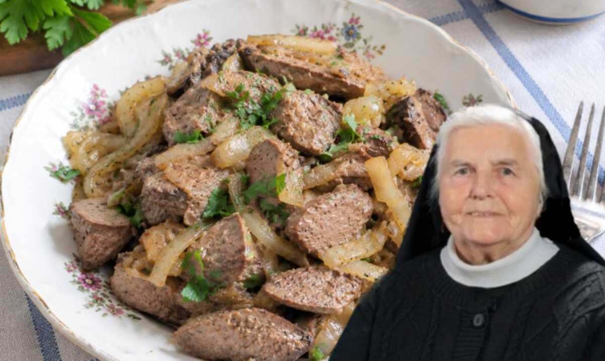 Przepis Siostry Anieli na wątróbkę z rodzynkami