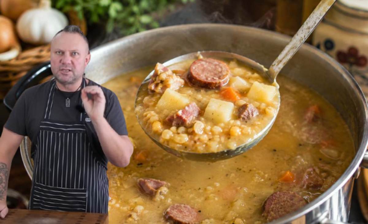 Przepis Tomasza Strzelczyka na grochówkę po chłopsku