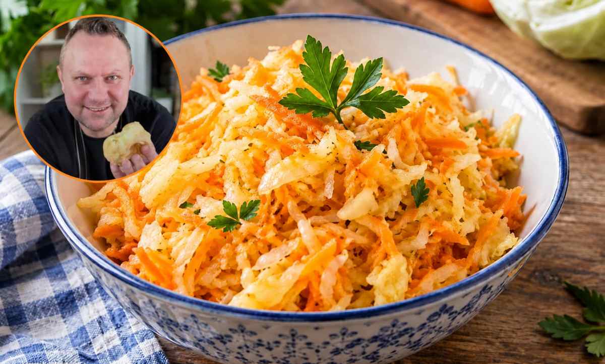 Przepis Tomka Strzelczyka na surówkę z kiszonej kapusty