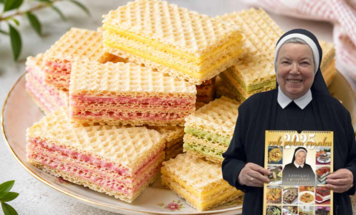 Przepis s. Anastazji na wafle z masą z galaretki