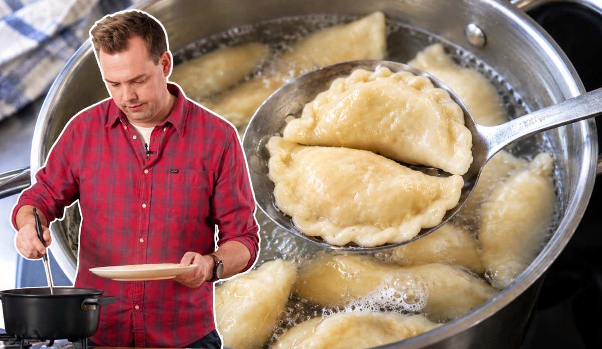 Przepis Jakuba Kuronia na pierogi z mięsem