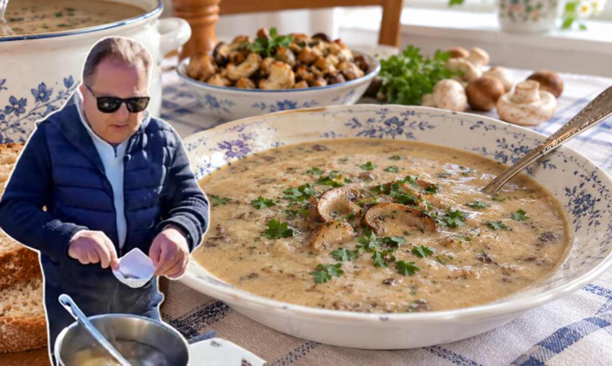 Przepis Roberta Makłowicza na zupę grzybową