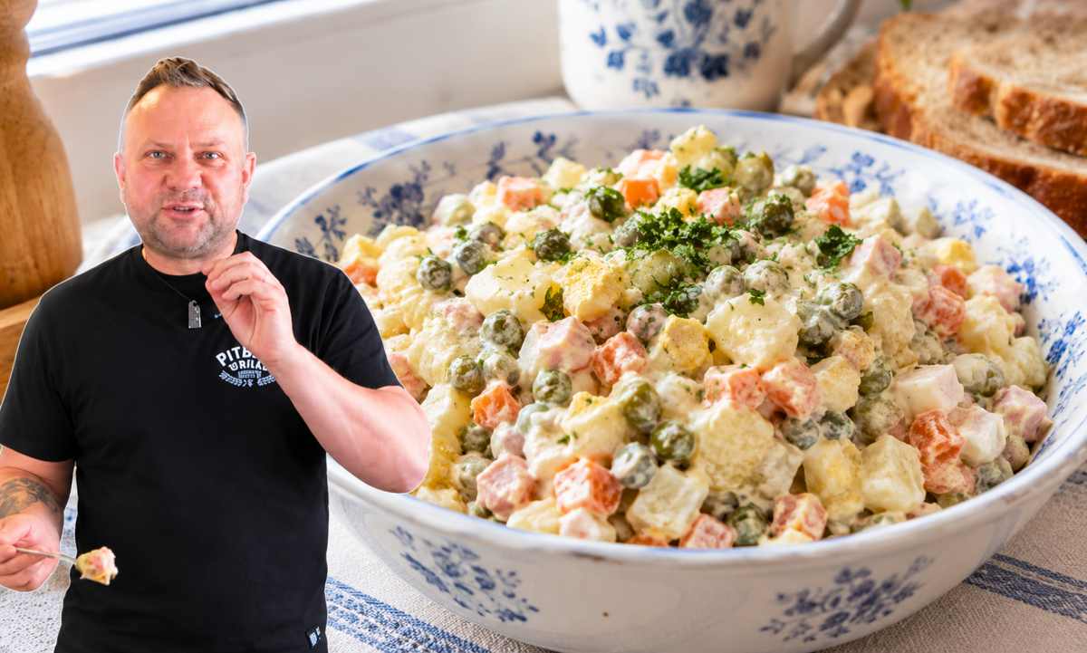Przepis Tomasza Strzelczyka na sałatkę jarzynową